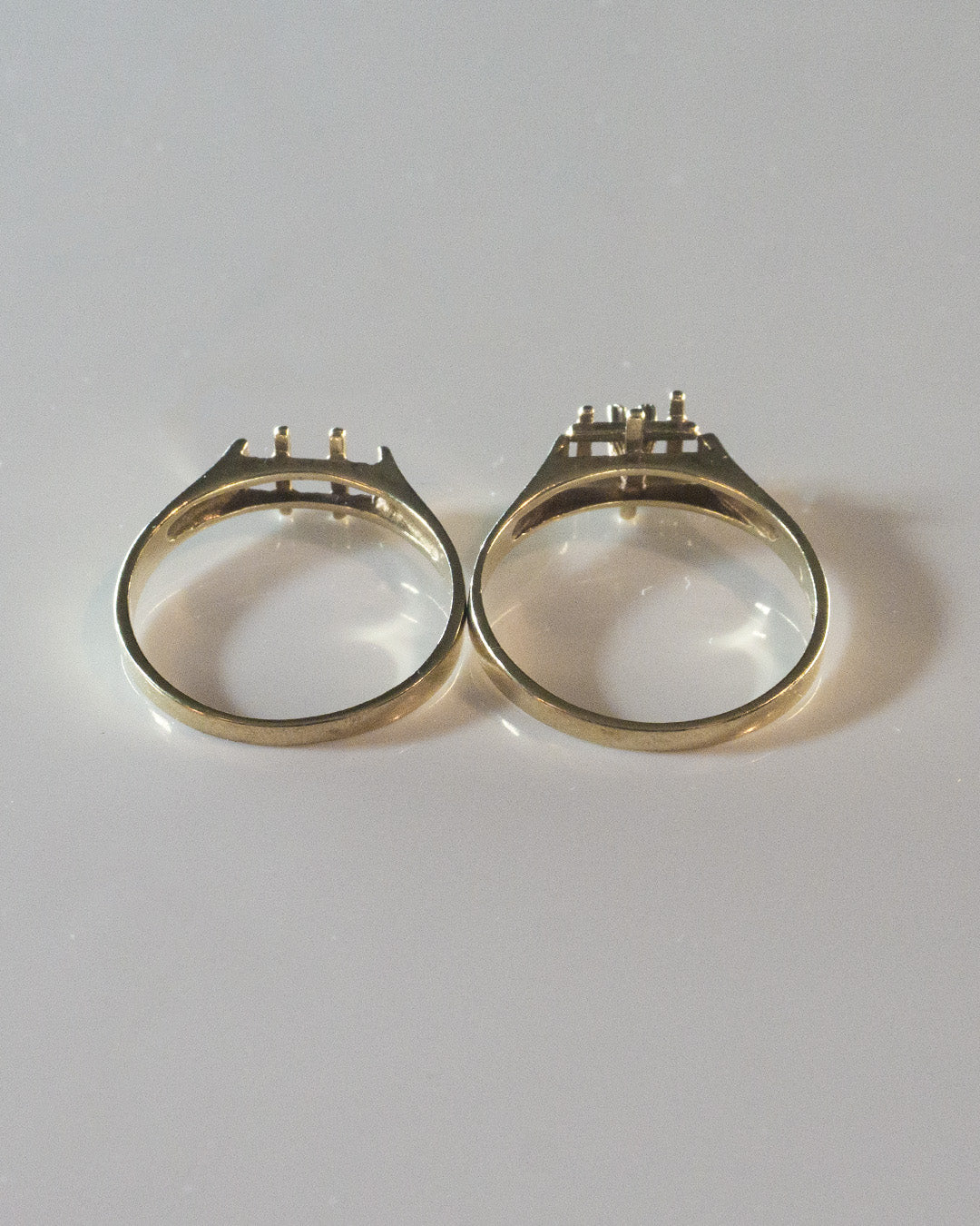 When 2 Become One Gold Rings