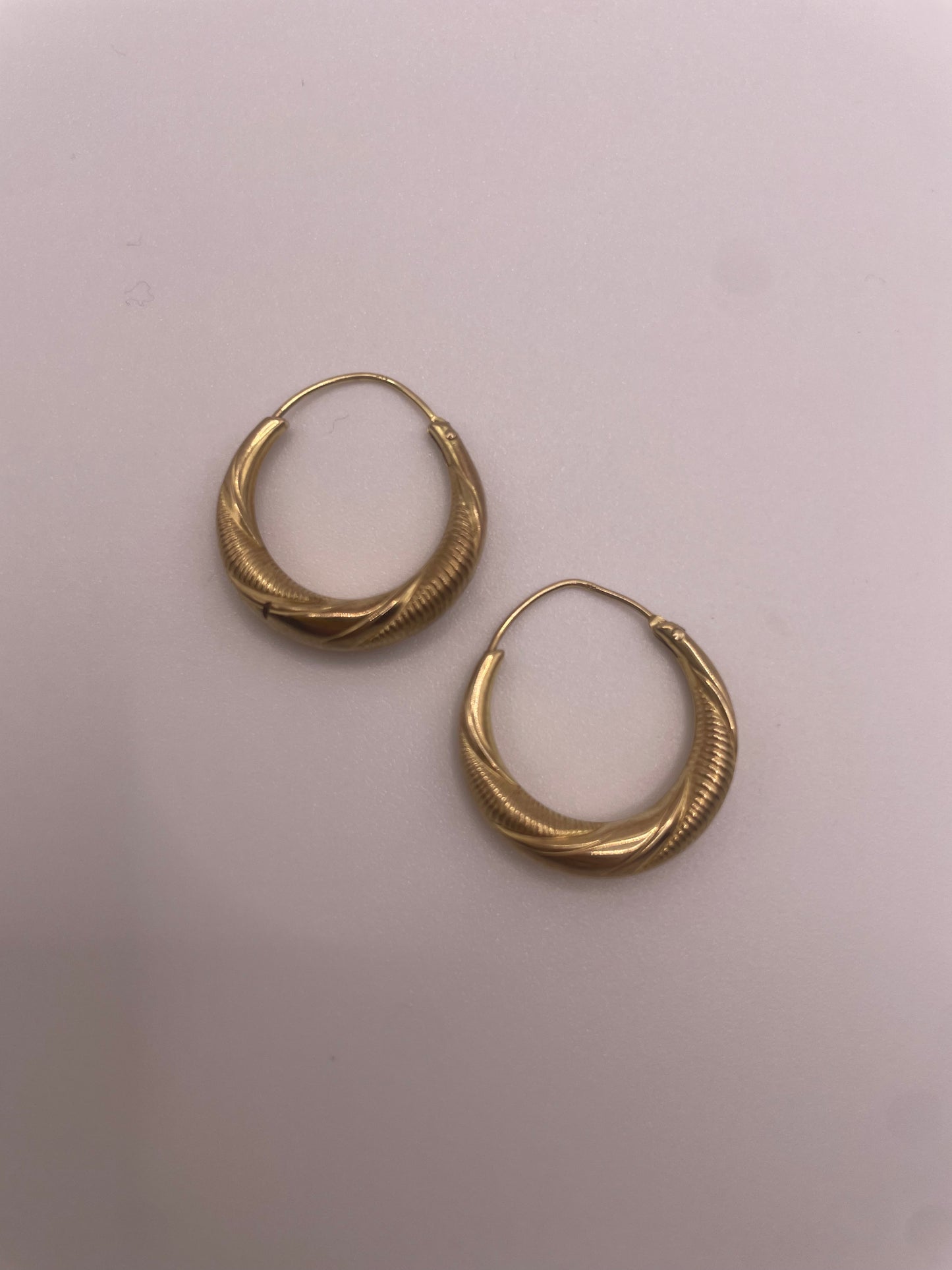 bold decorated hoops