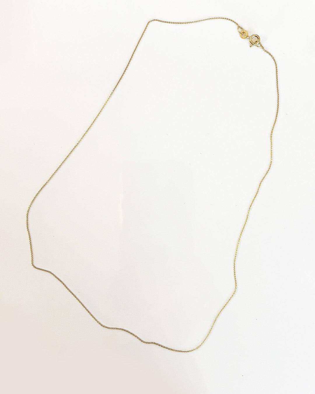 fine anker gold necklace
