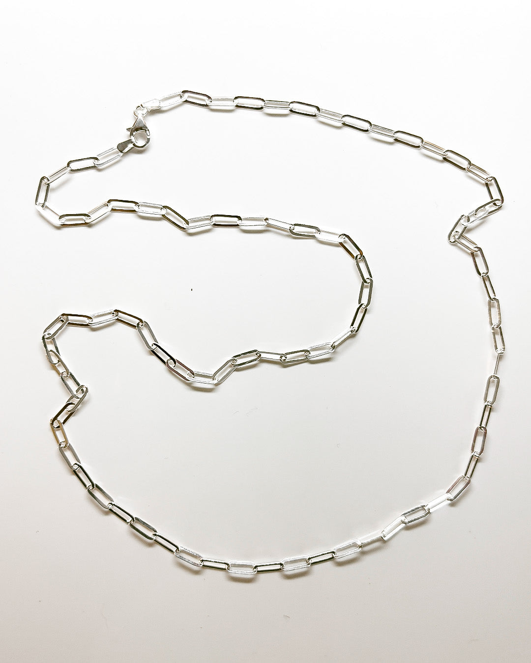 silver classy bicycle necklace