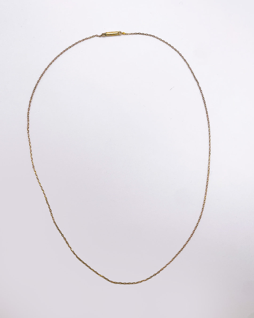 fine minialist gold necklace