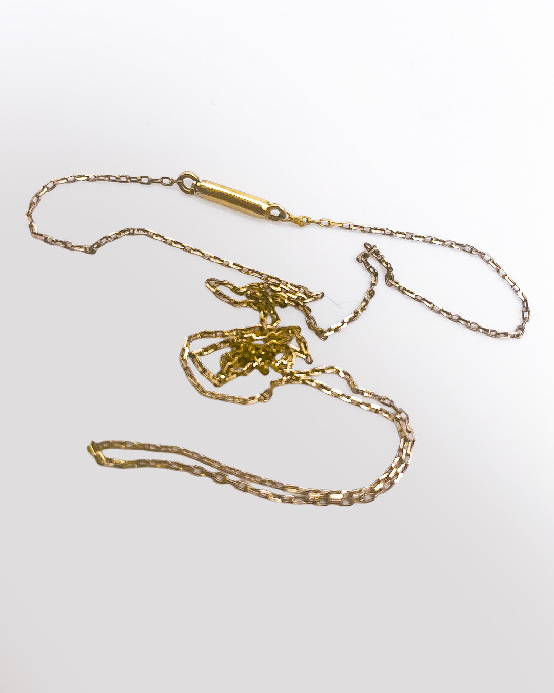 fine minialist gold necklace