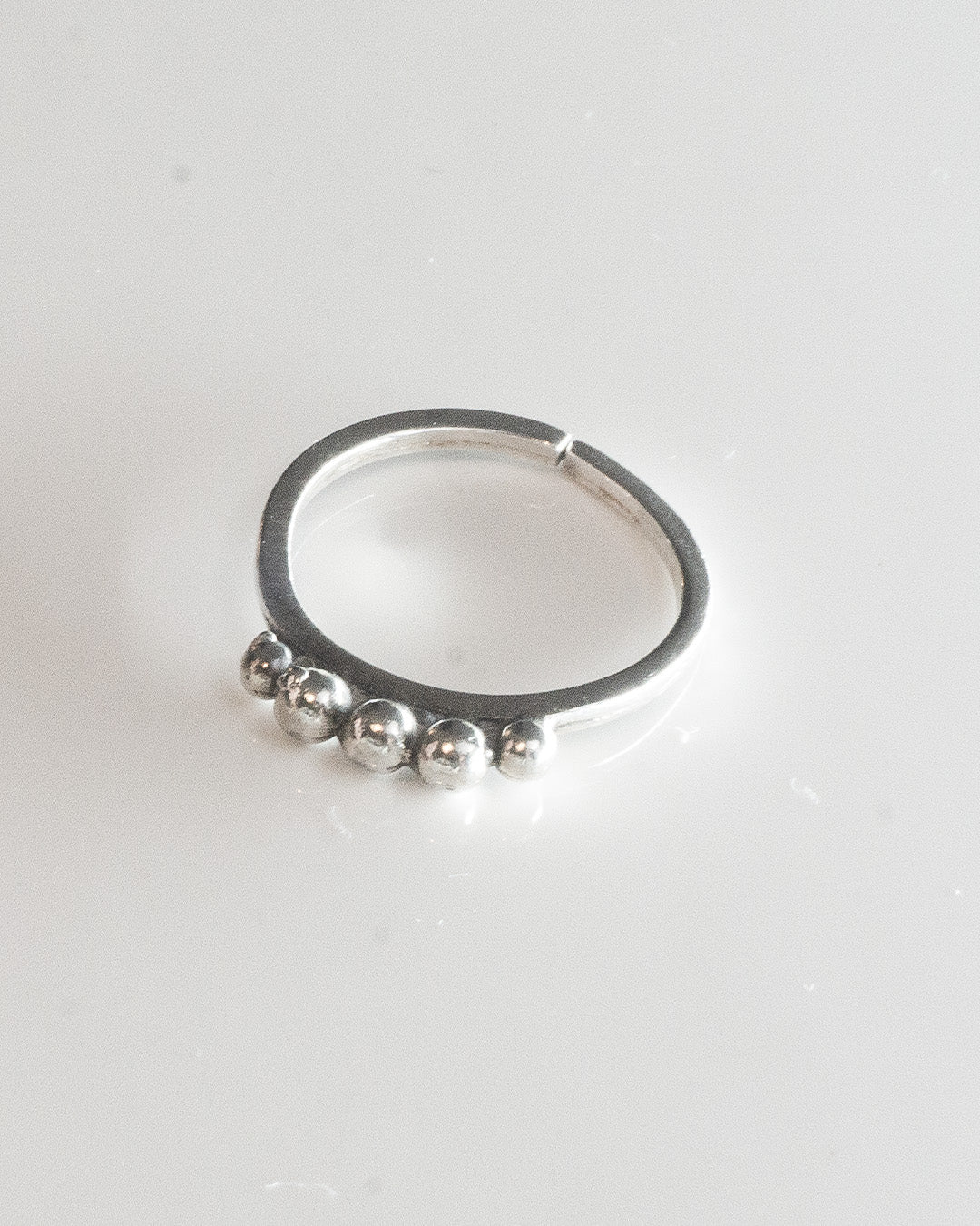 high five silver ring