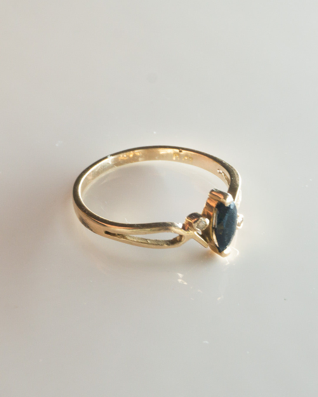 painted black ring