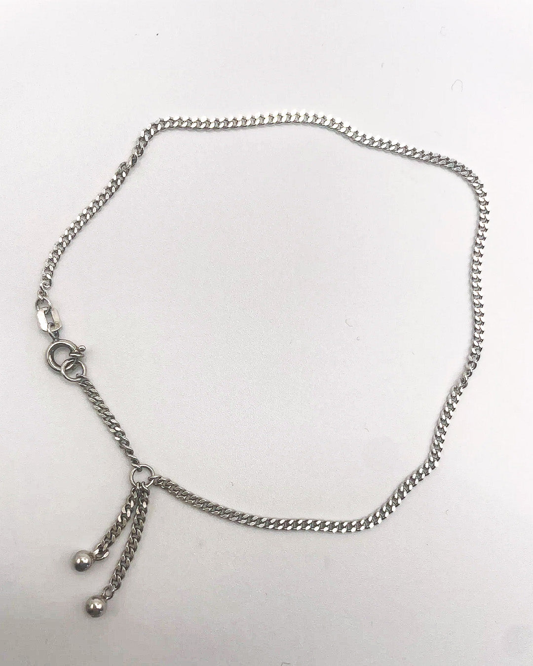 silver anklet