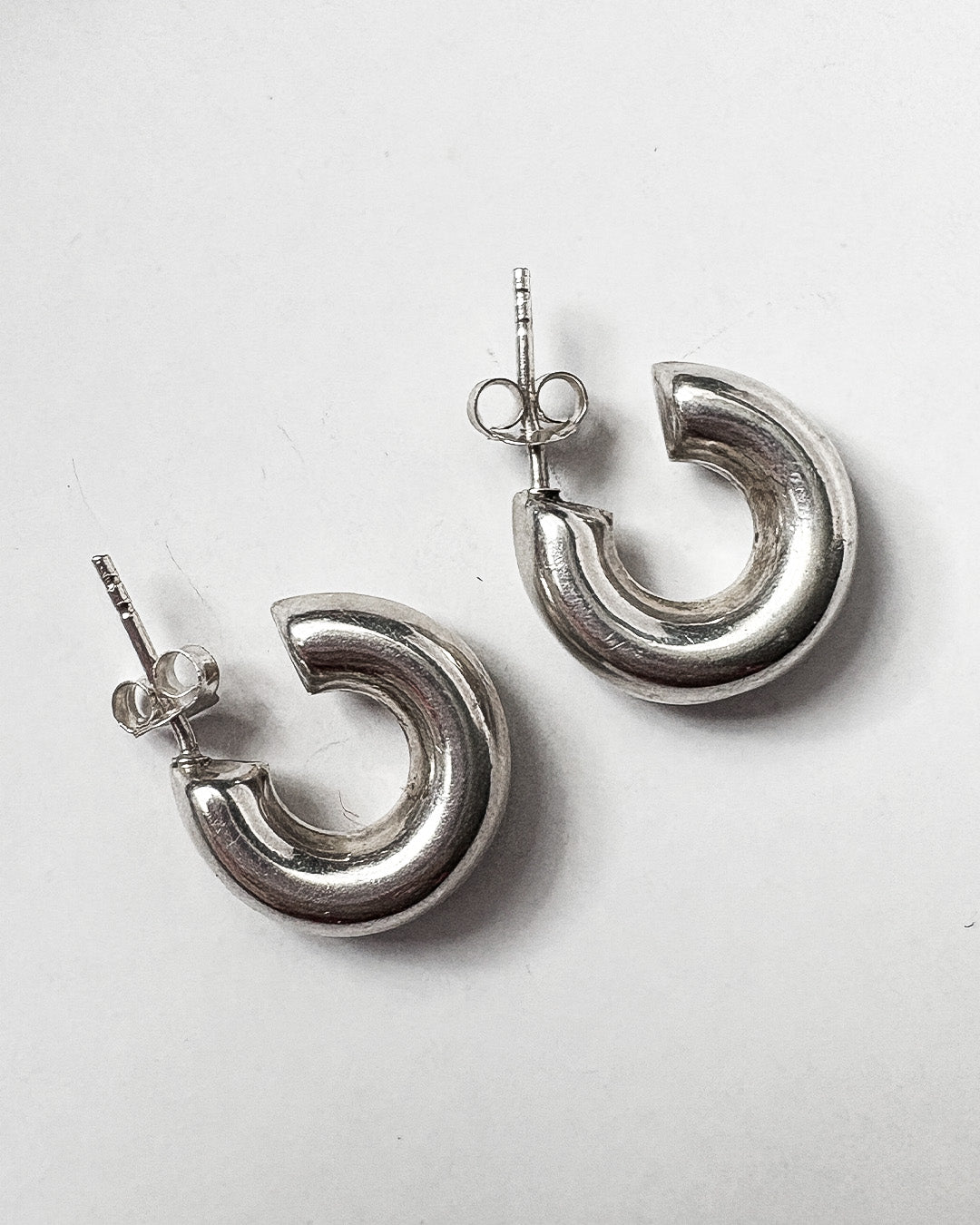 CC Silver Earrings