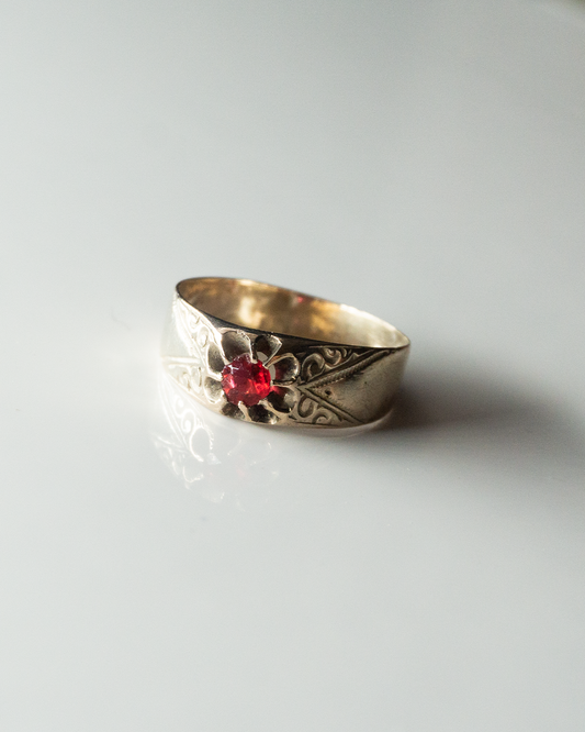 flower band ring