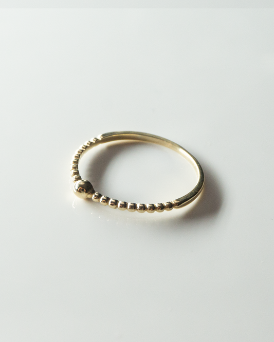 golden dot ring