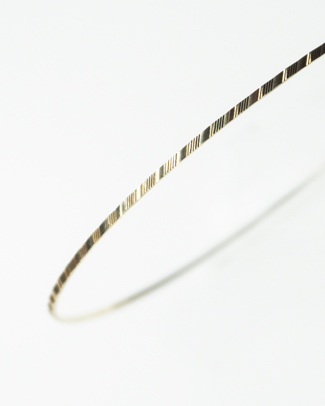 gold diagonal bangle