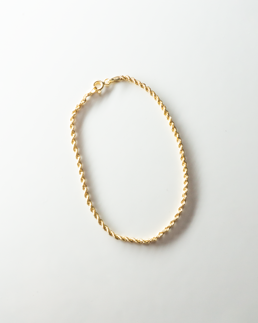 golden rope bracelet