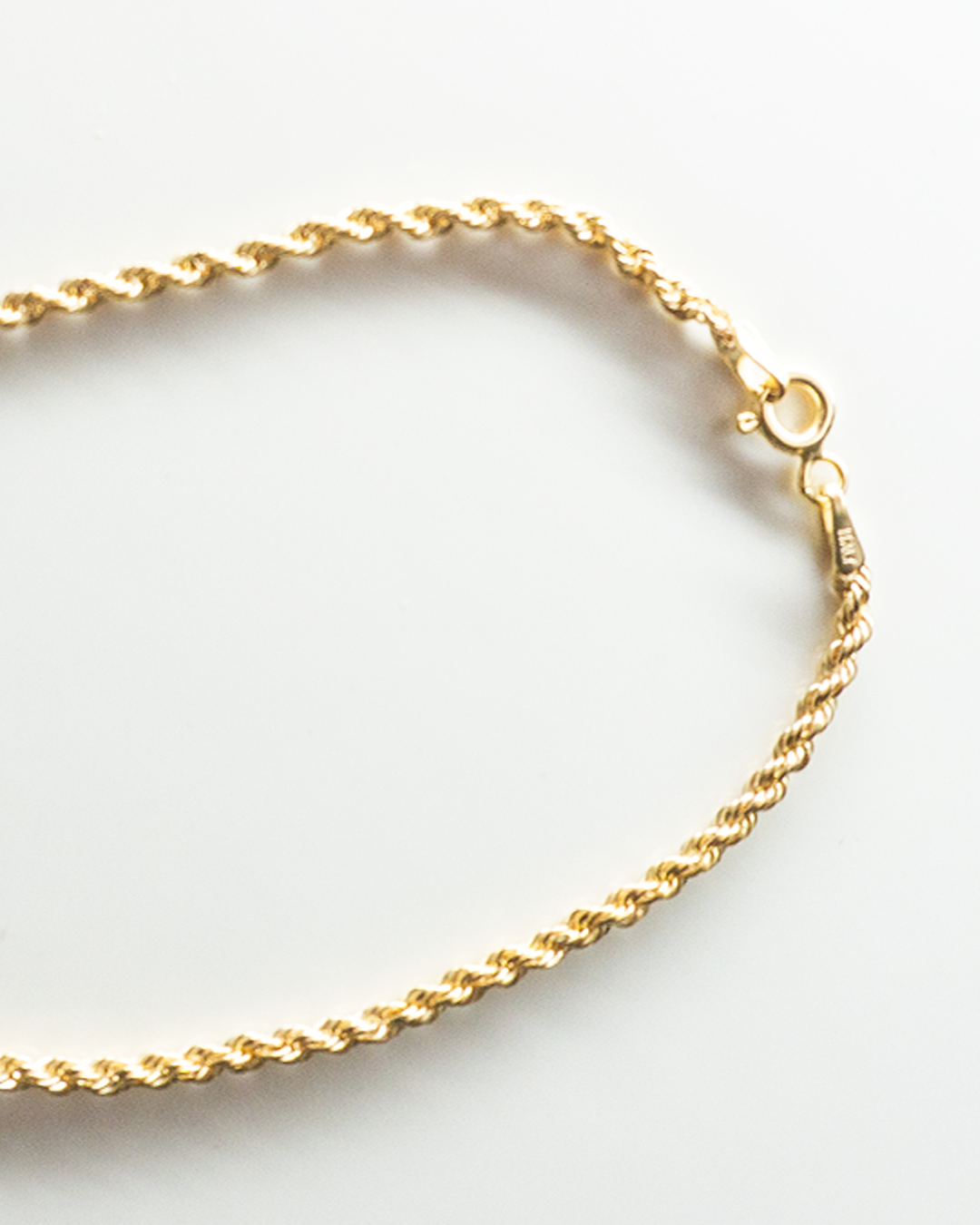 golden rope bracelet