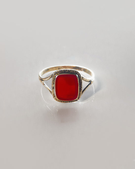 50 Shades of Red Gold Ring