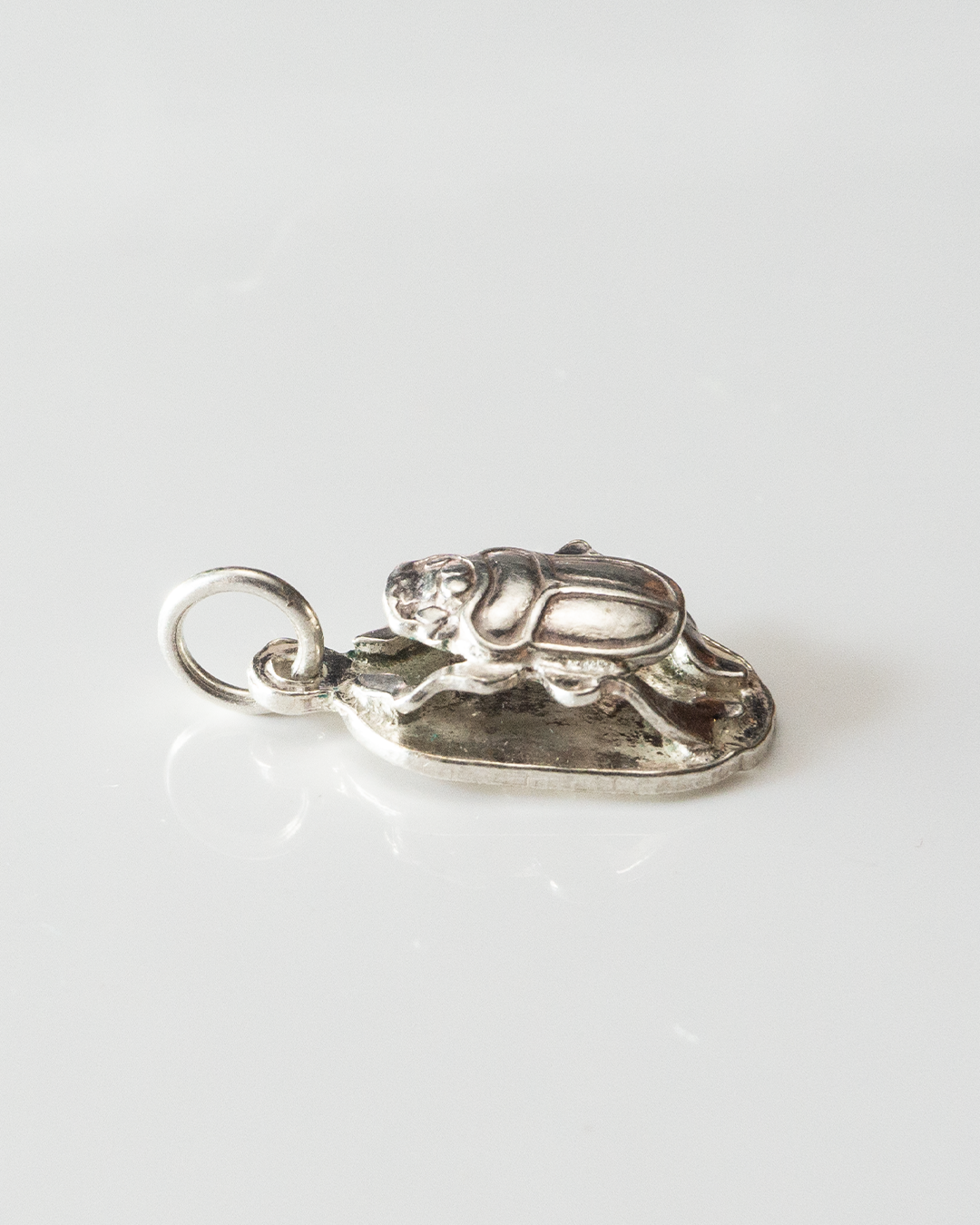 scarab silver charm