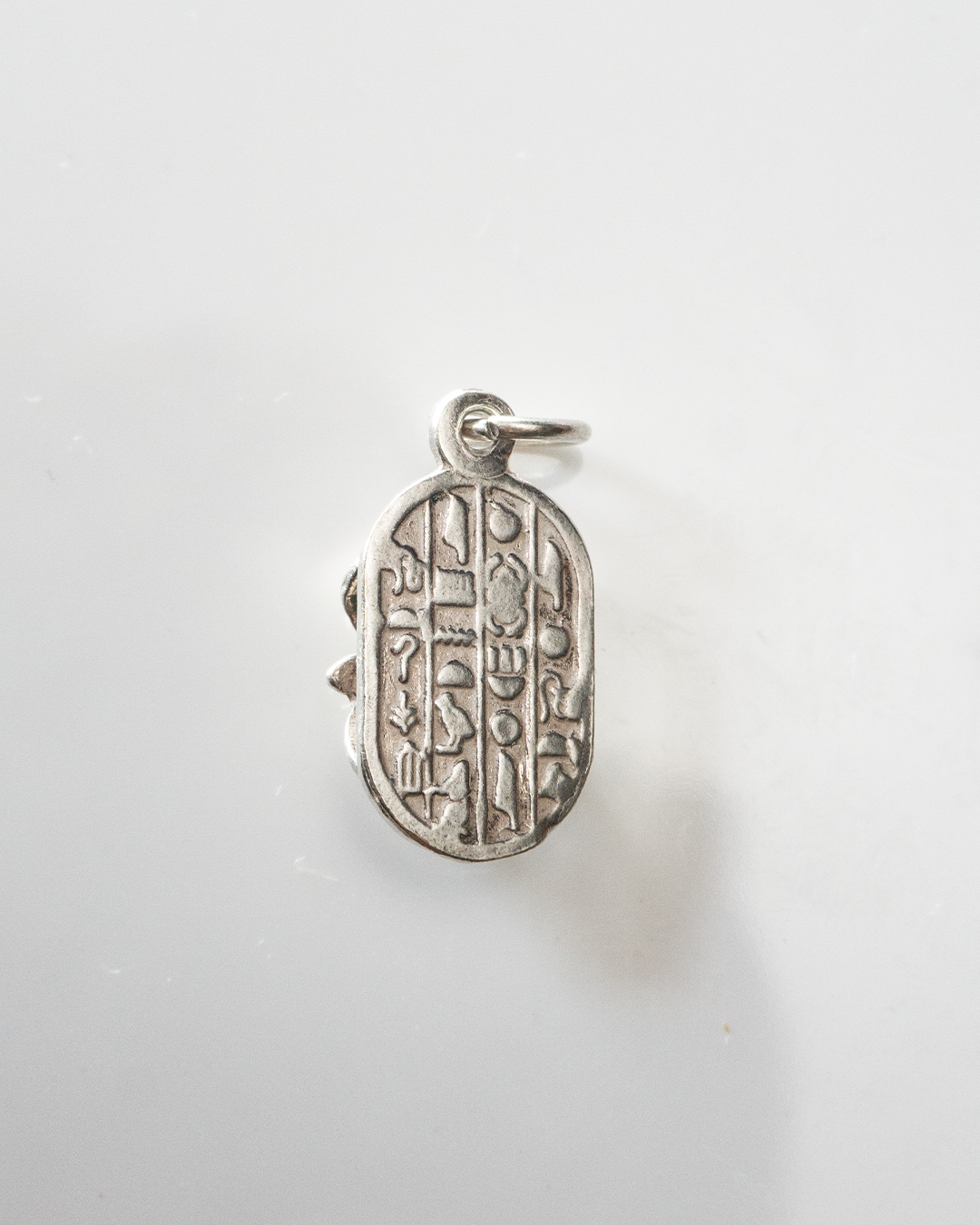 scarab silver charm