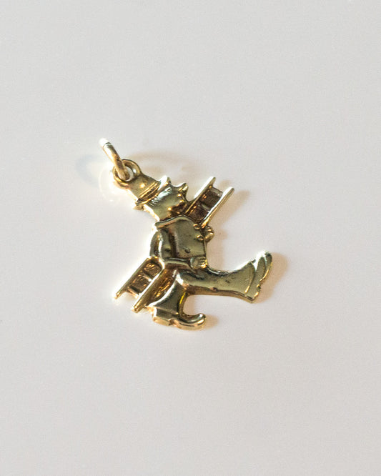 Chim Chim Cher-ee Gold Charm