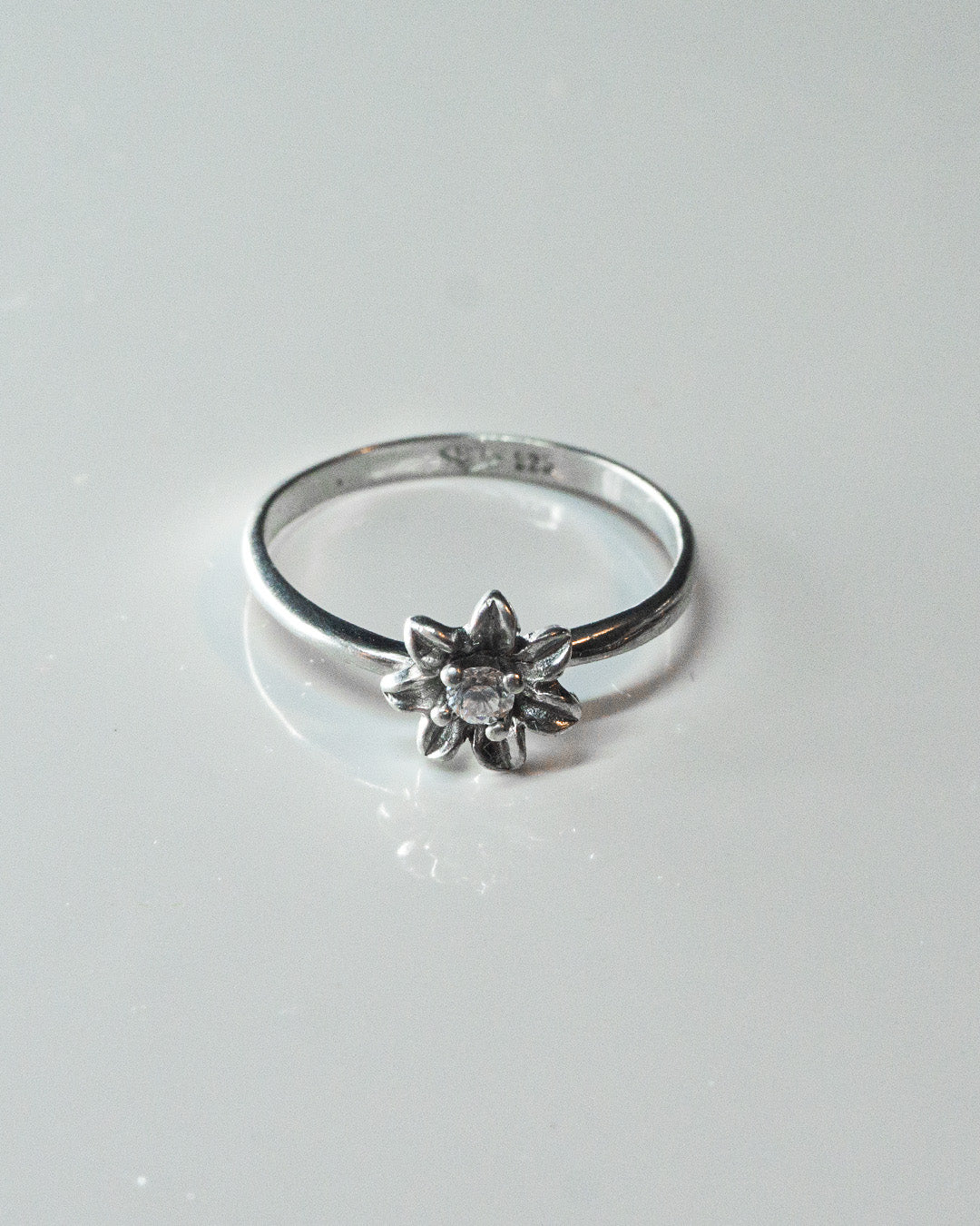 Daffodil Silver Ring