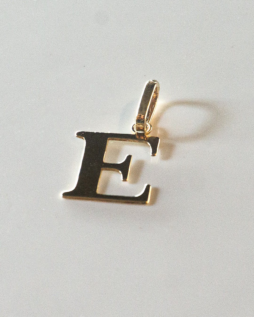 E is for Eternal Flame Gold Charm