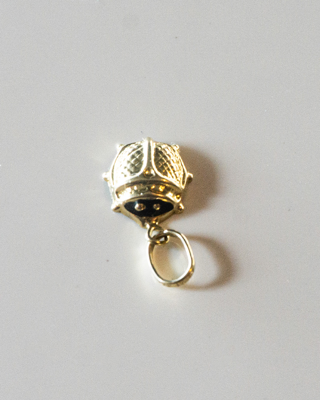 Gold Dotted Love Gold Charm