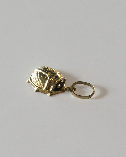 Gold Dotted Love Gold Charm