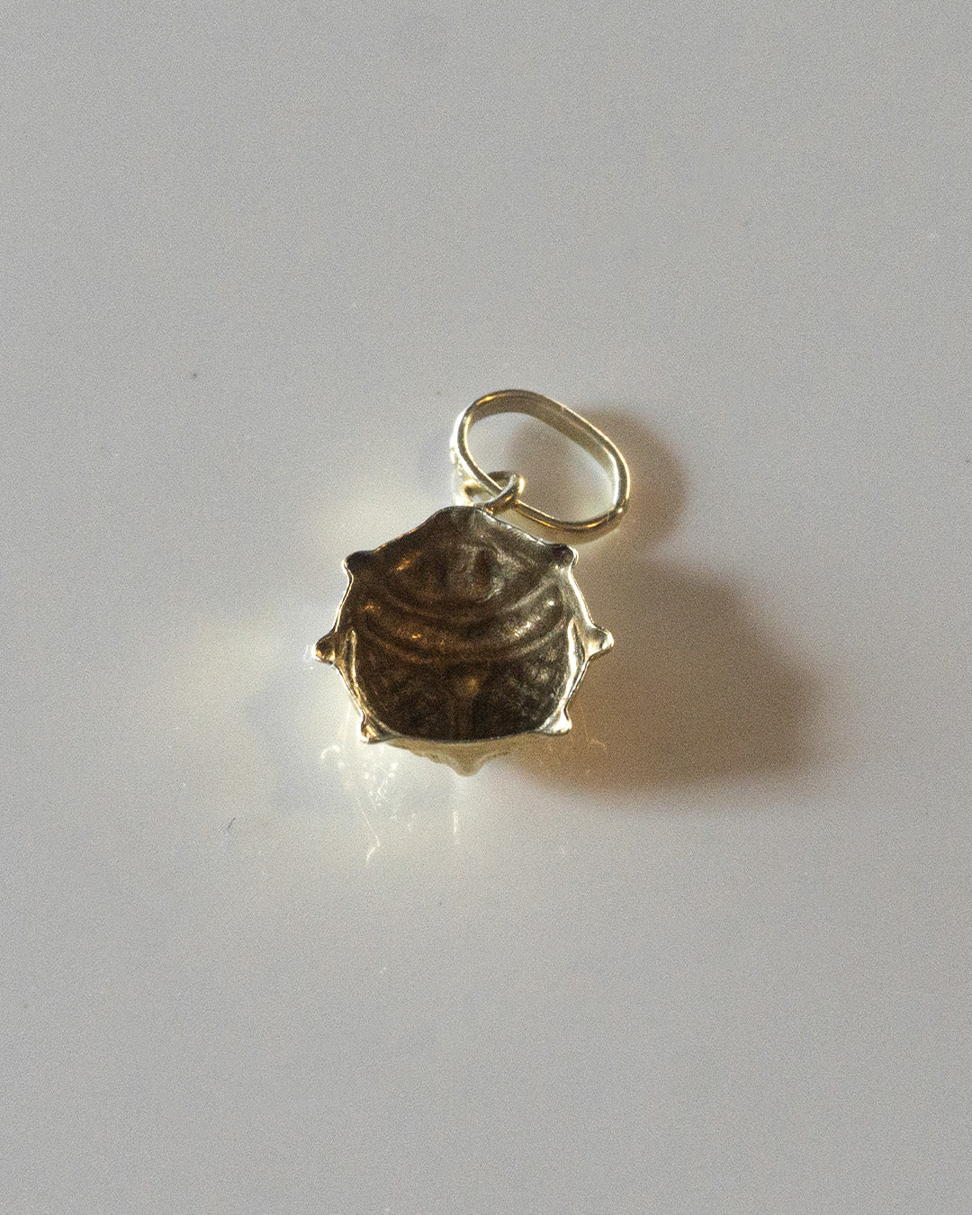 Gold Dotted Love Gold Charm