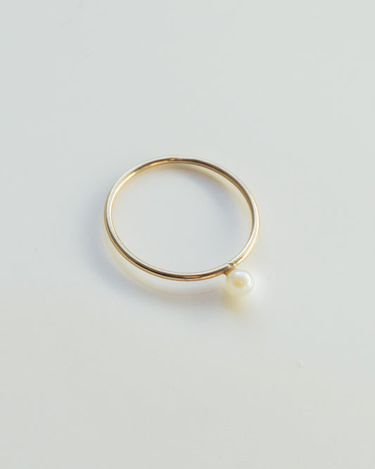 lucky pearl ring