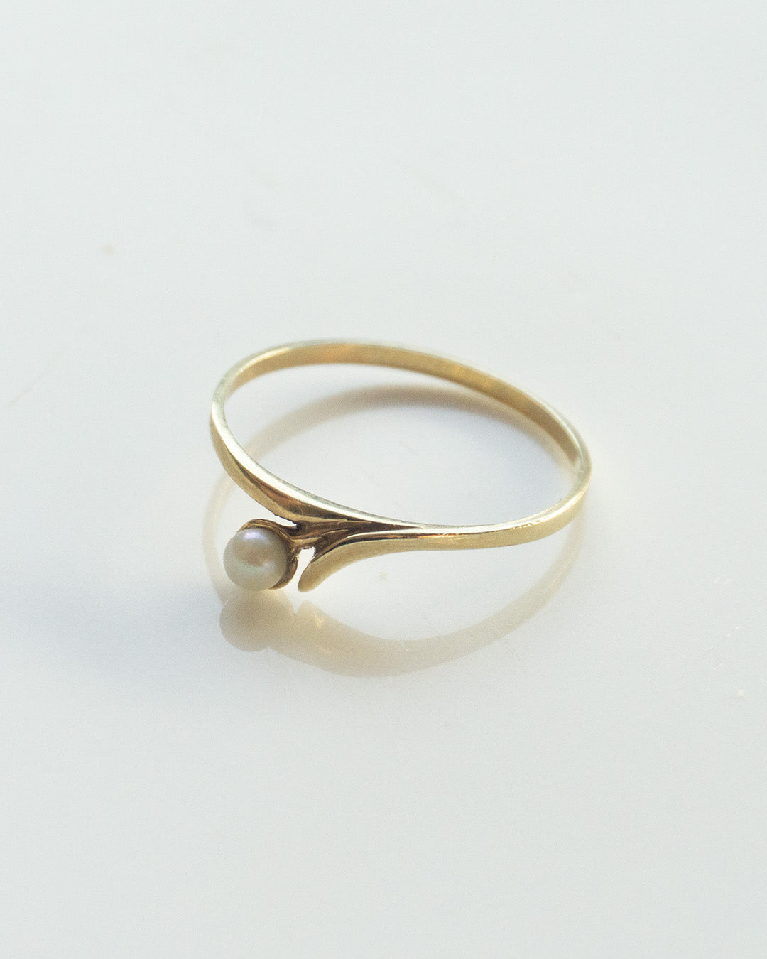 blooming pearl ring