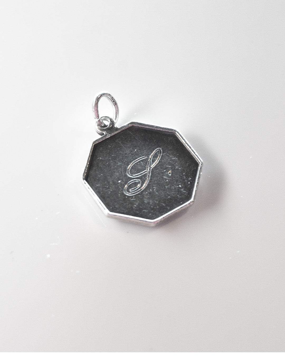 Libra With an S Silver Charm