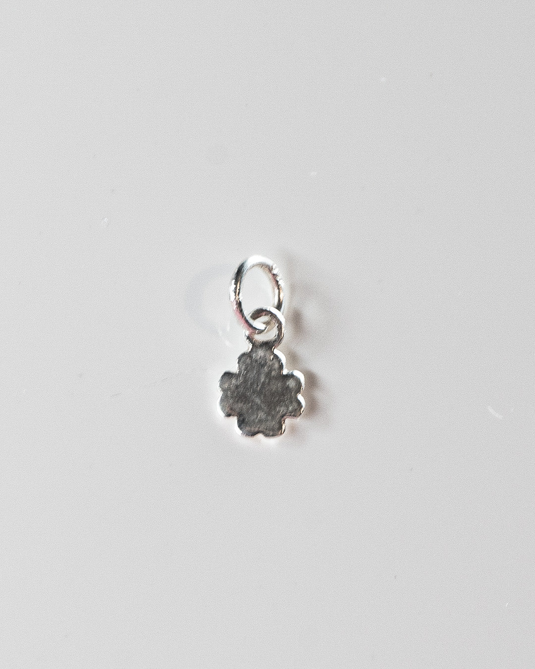 Mini Clover Silver Charm