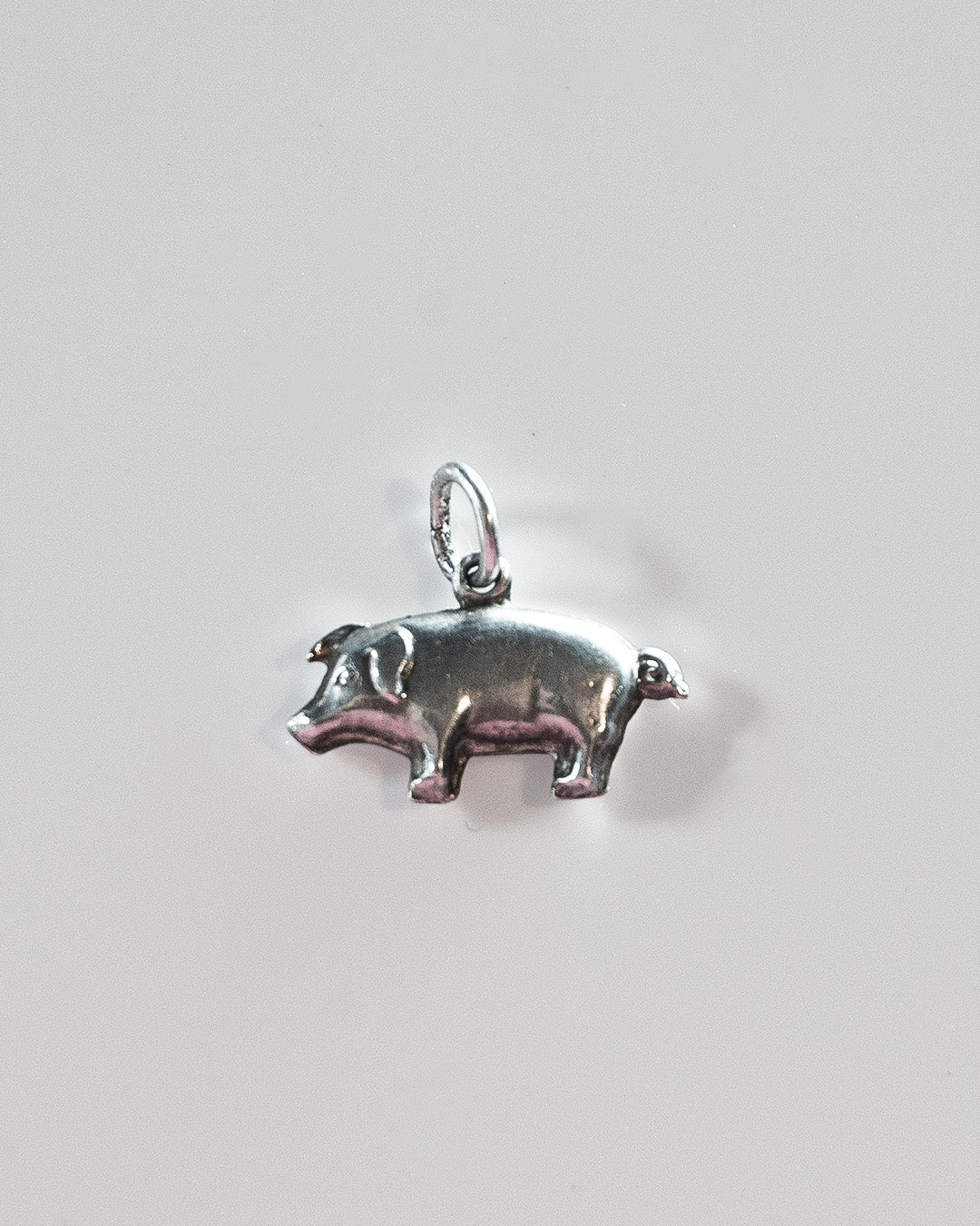 Oink Silver Charm