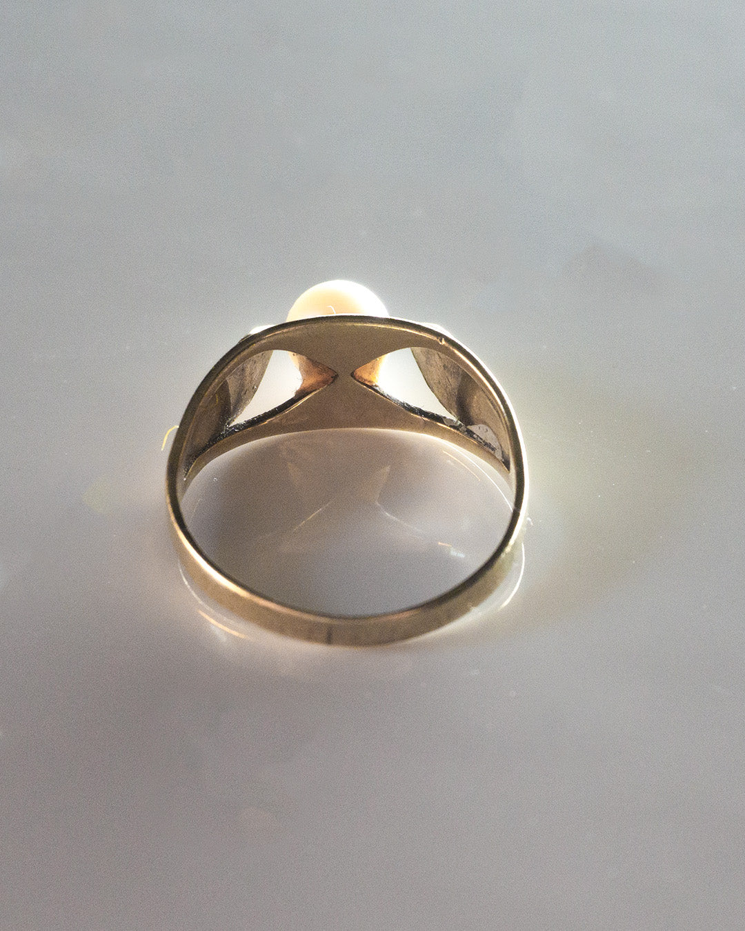 Pearl Jammed Gold Ring