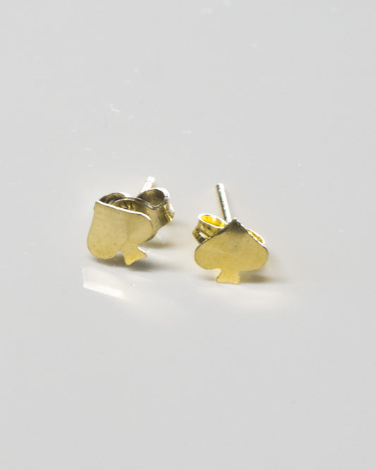 Pokerface Gold Studs