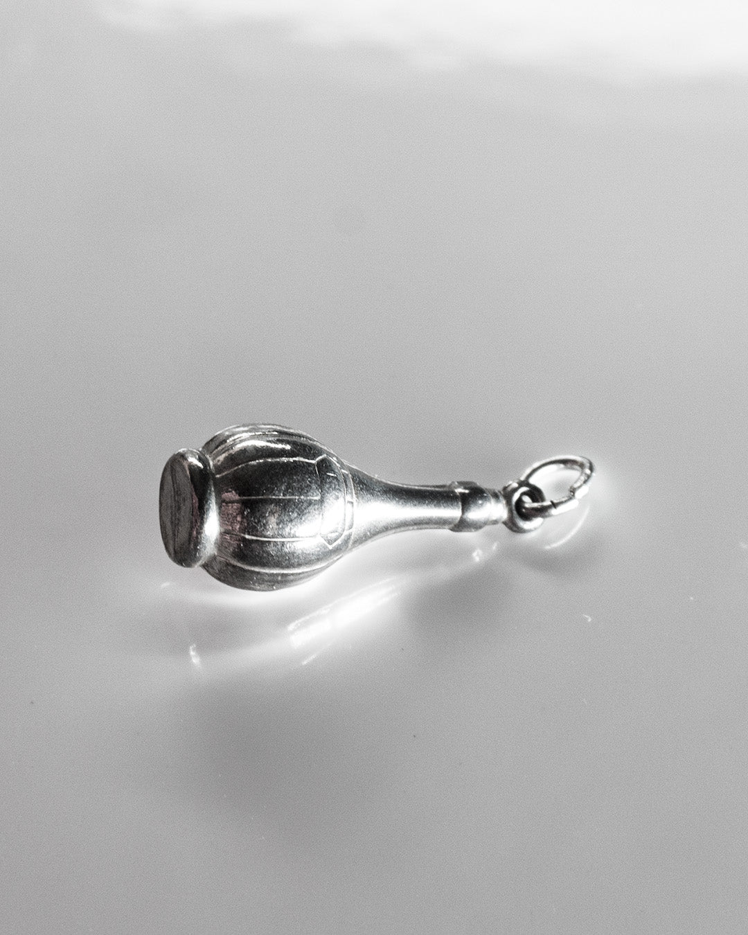 Probably a Wine Bottle Silver Charm
