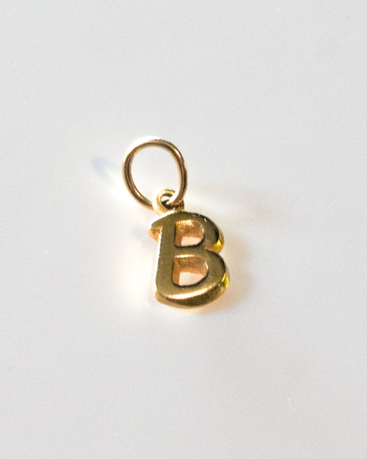 Queen B Gold Charm