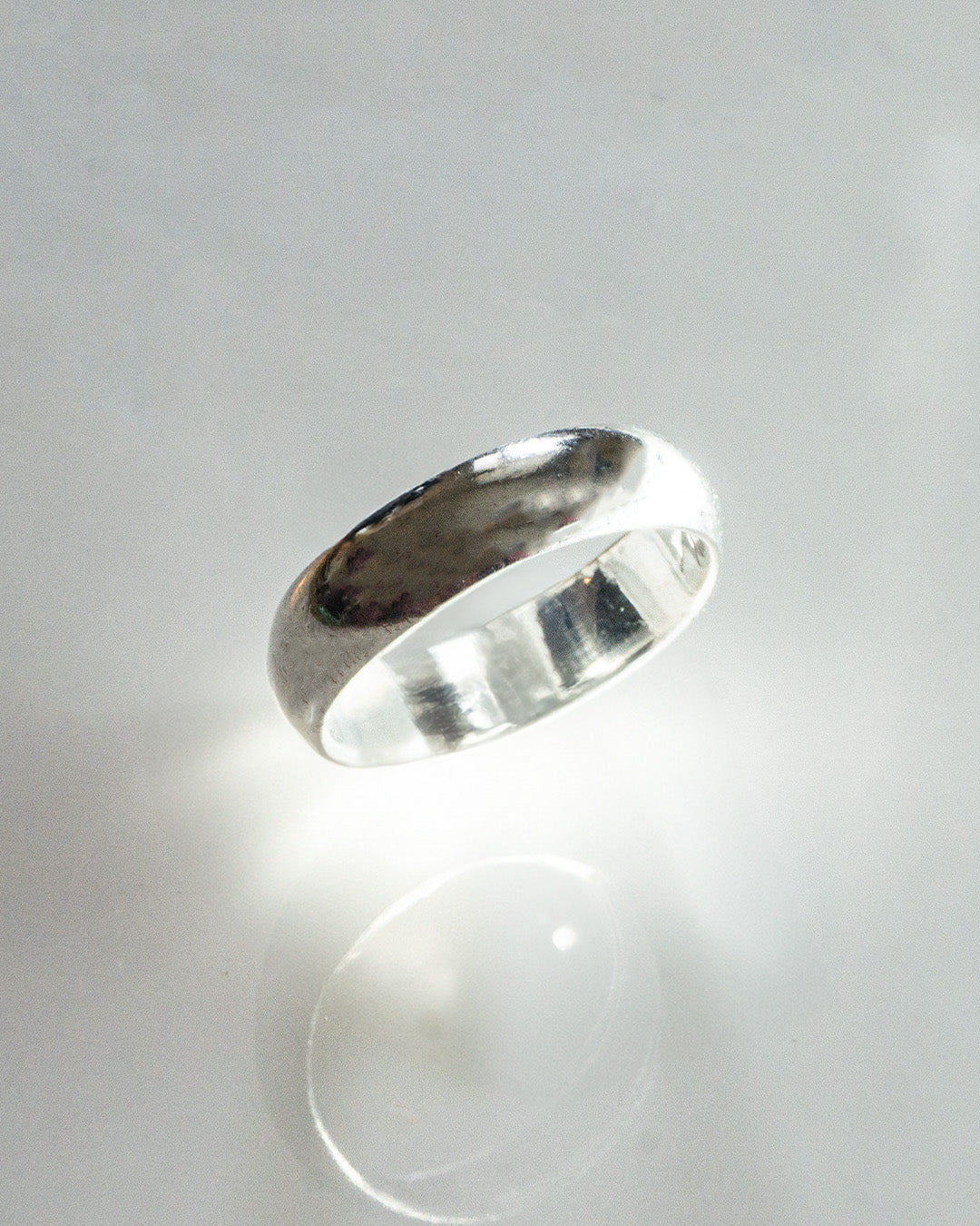 bold silver ring