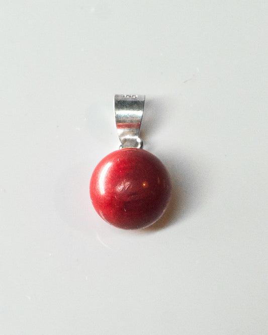 Rudolph's Nose Silver Charm