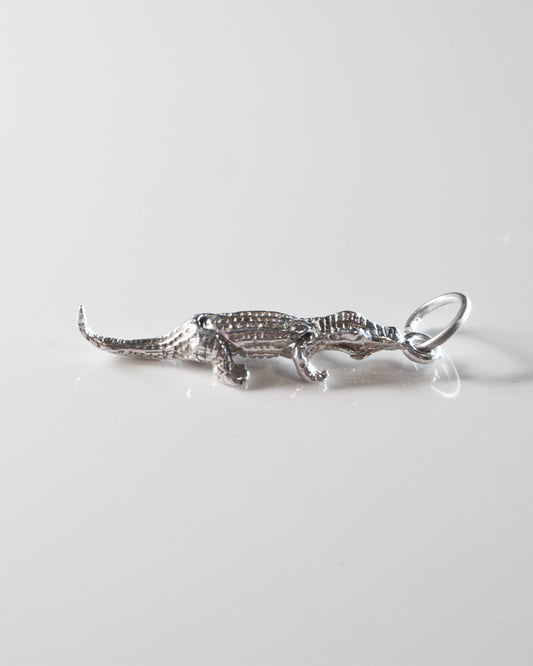 See Yu Later Crocodile Silver Charm