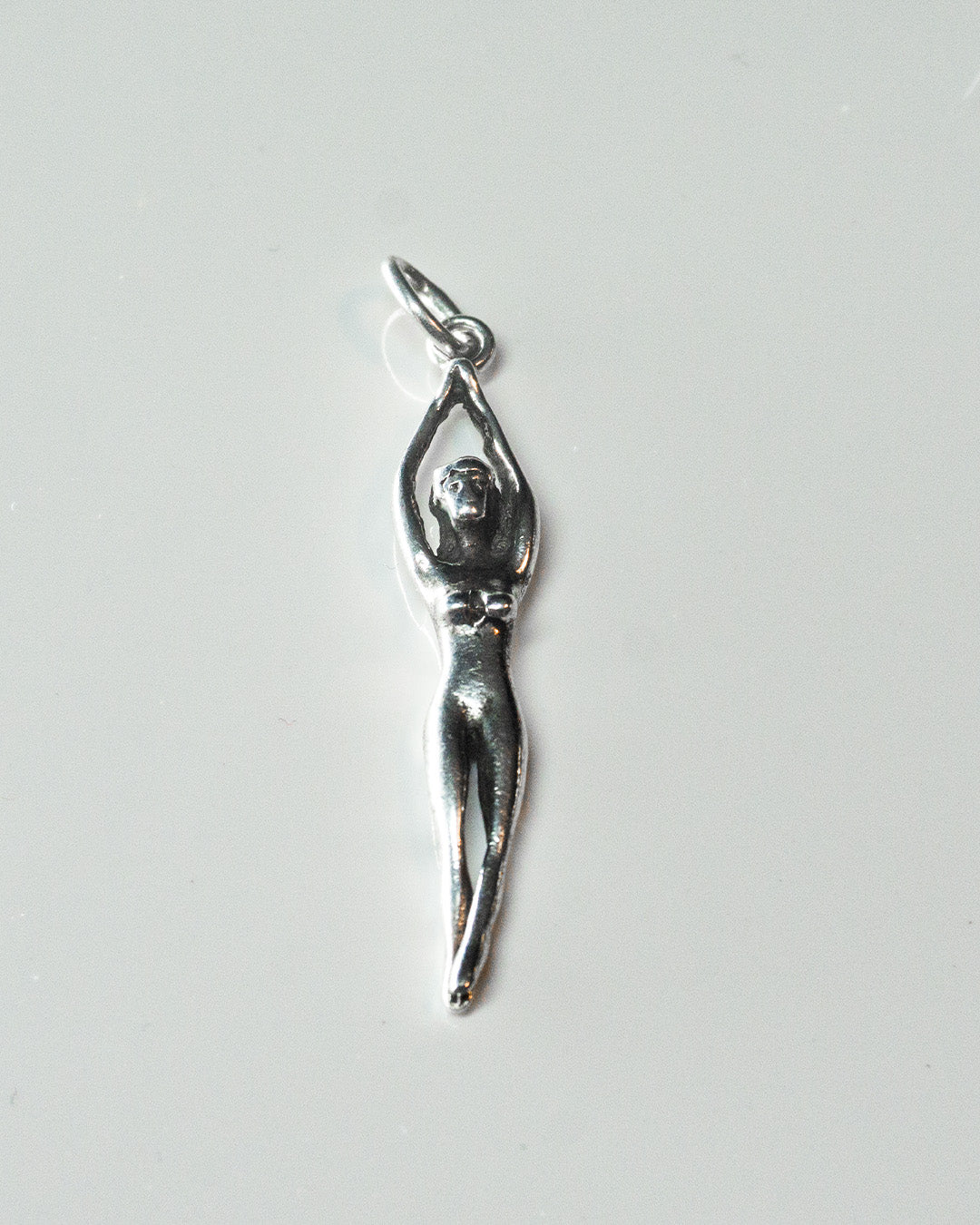 Sexy Lady Silver Charm