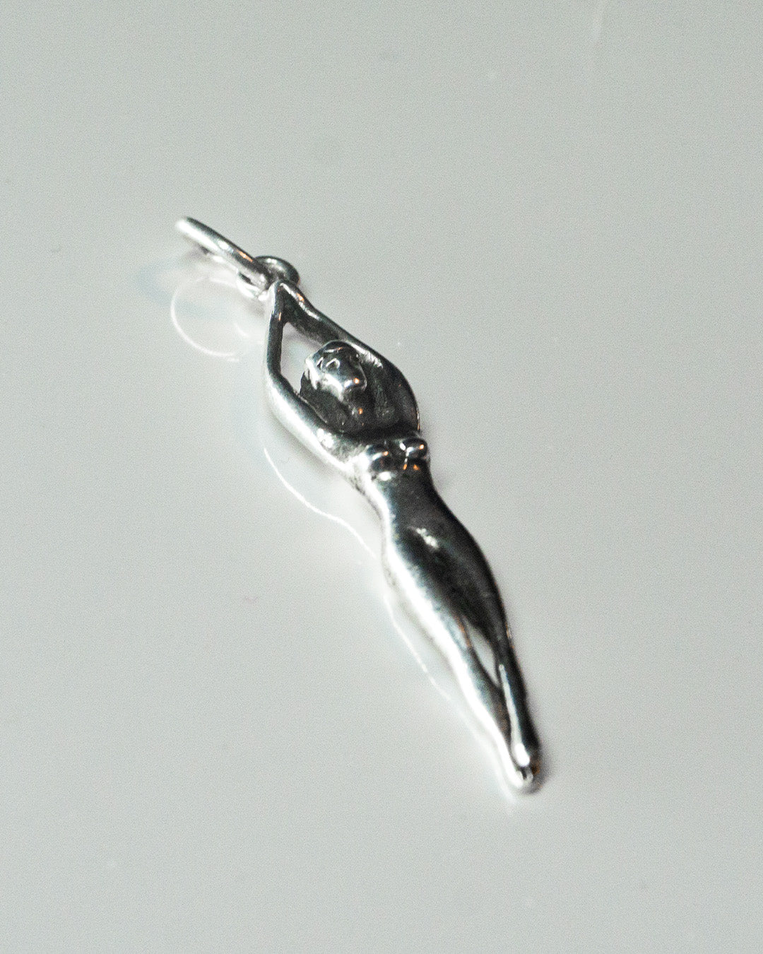 Sexy Lady Silver Charm