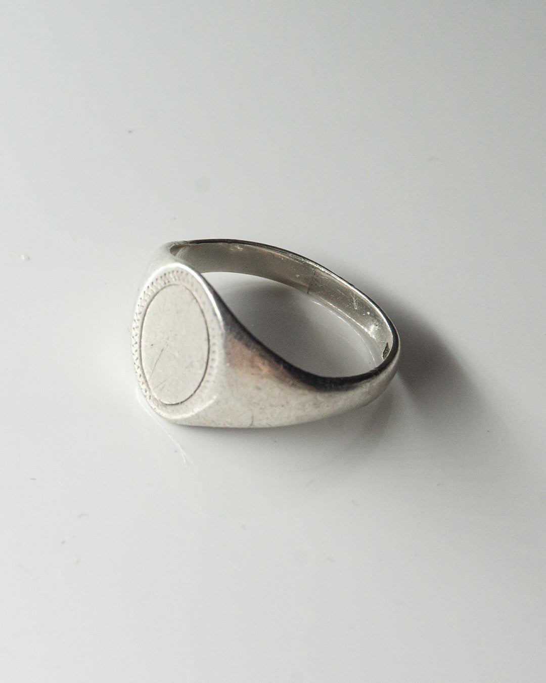 framed mirror signet ring