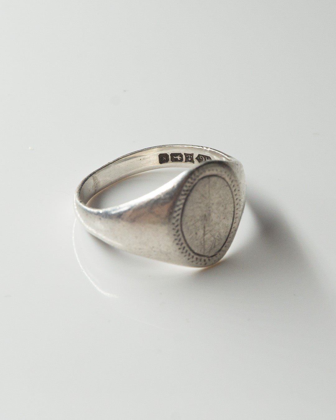 framed mirror signet ring