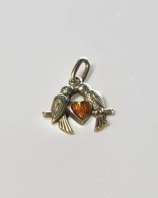 The Kiss Gold Charm