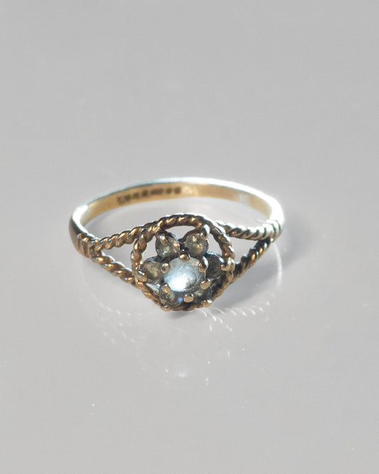 Twist & Bloom Gold Ring