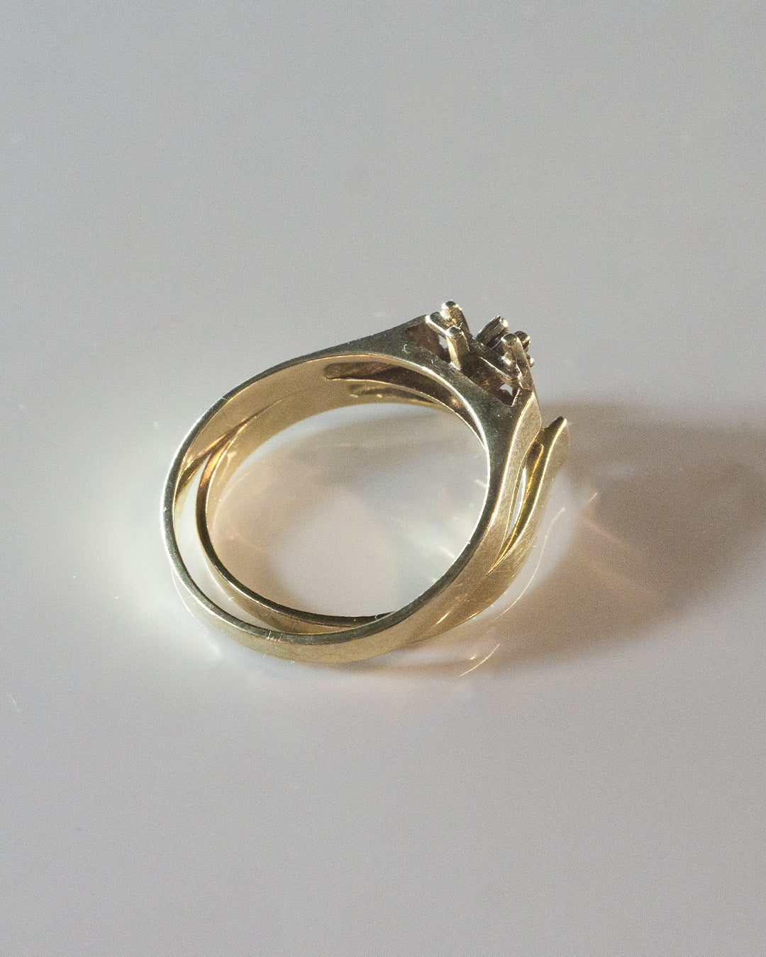 When 2 Become One Gold Rings