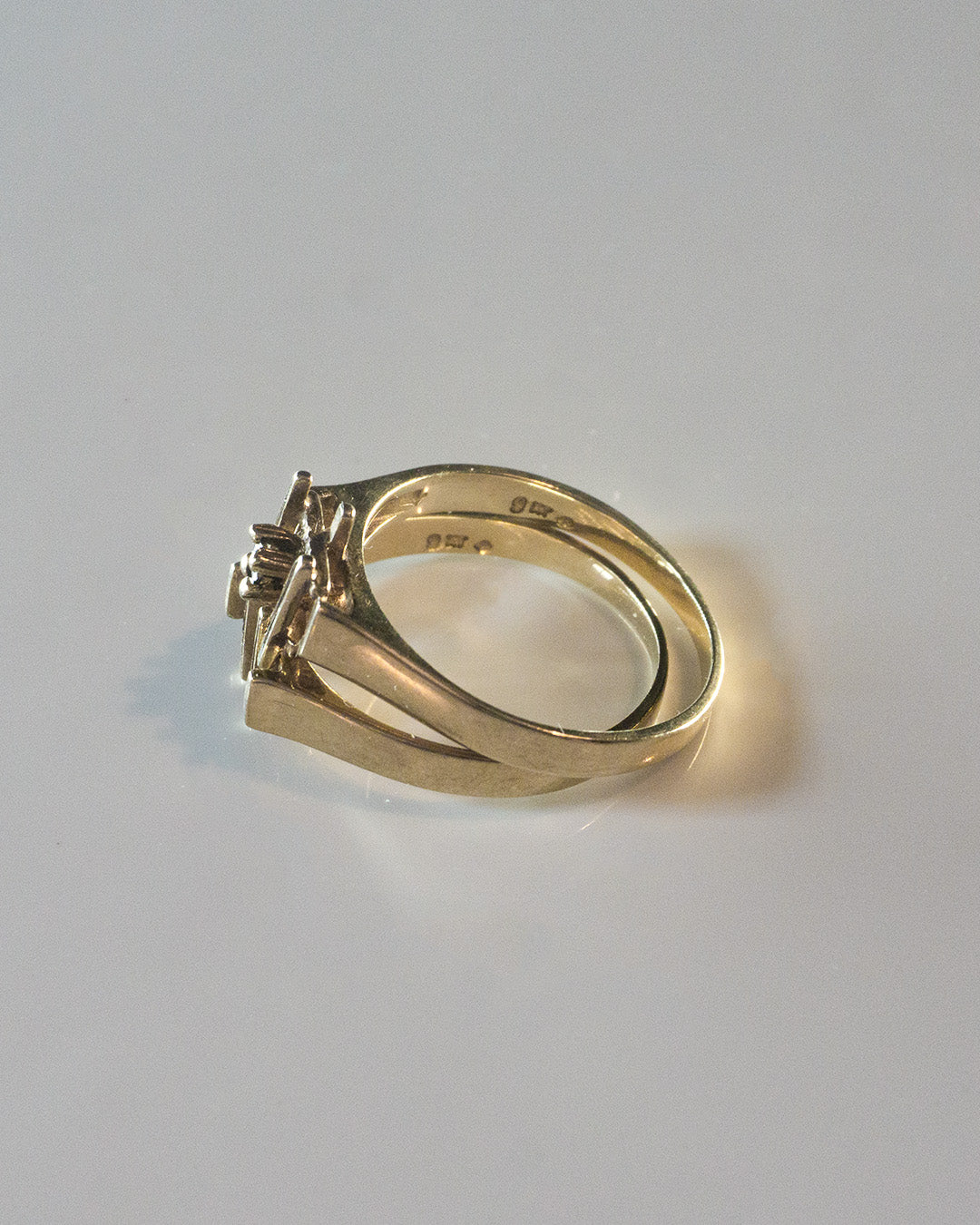 When 2 Become One Gold Rings