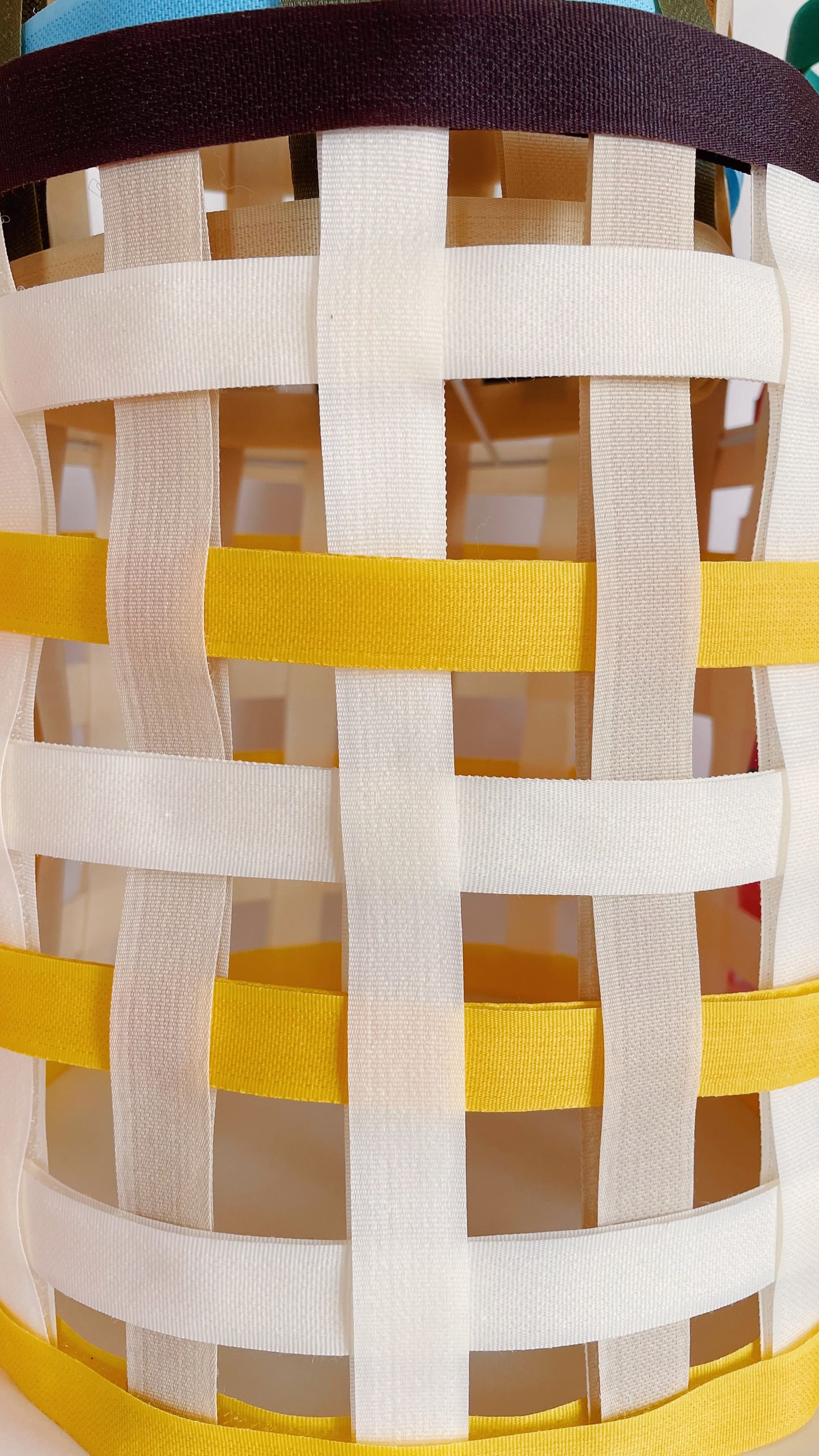 TUFFO Lampshade - BROWN - YELLOW - BEIGE