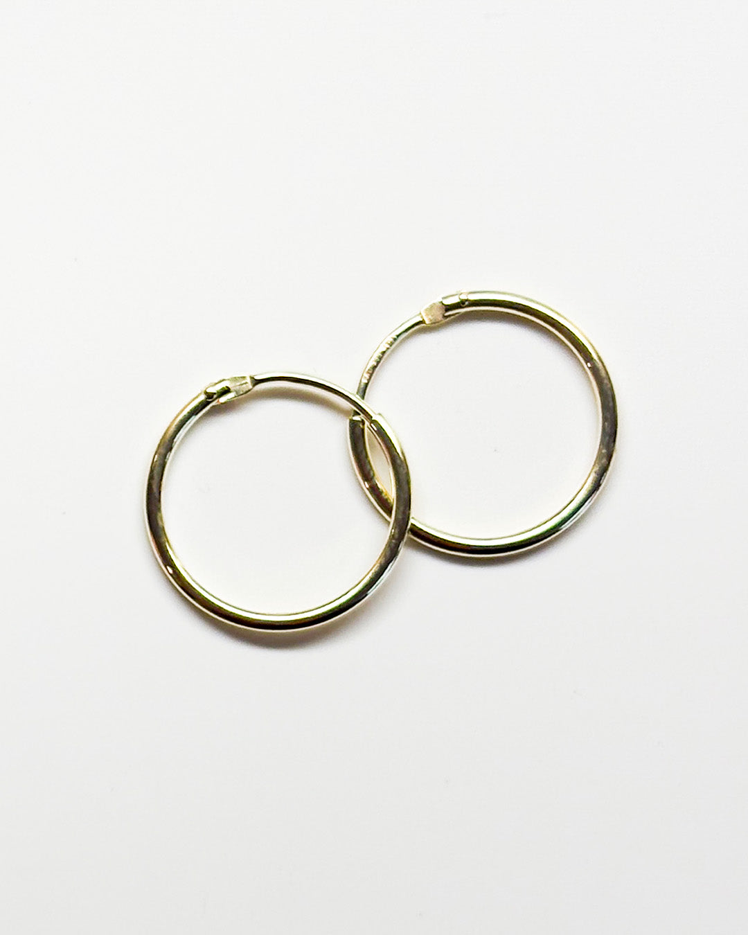 classy gold hoops 17,5mm