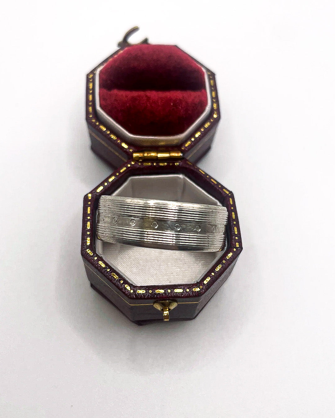 bold dotty silver ring
