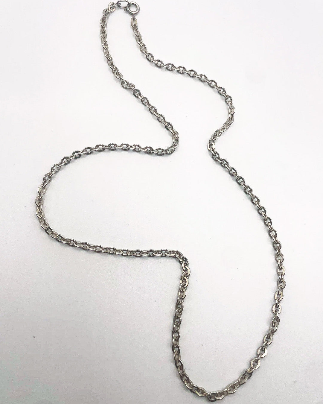 circle silver chain