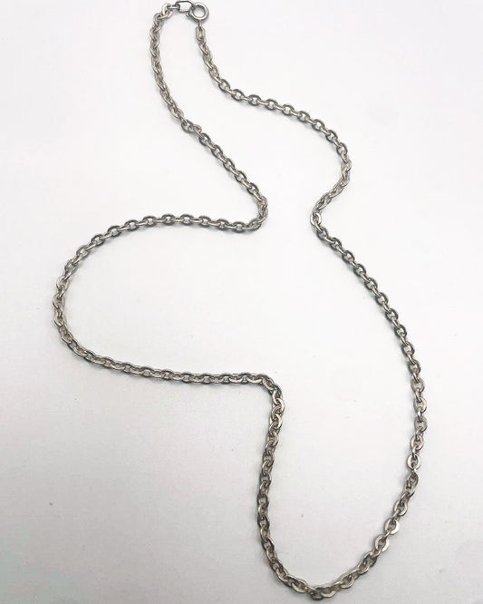 circle silver chain