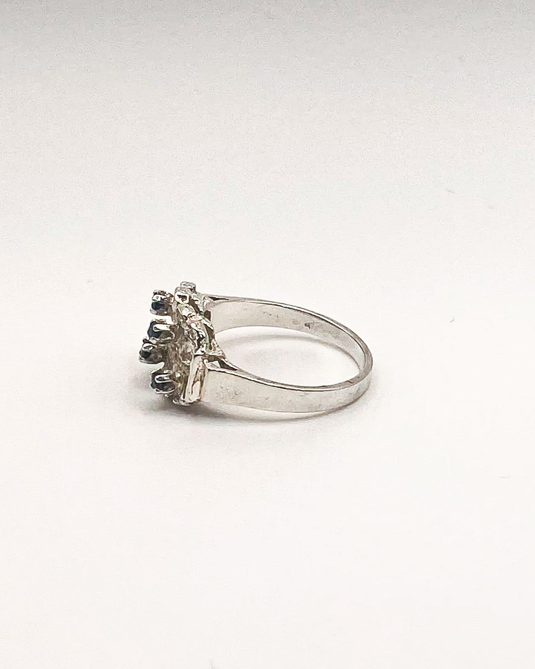 dotted silver ring